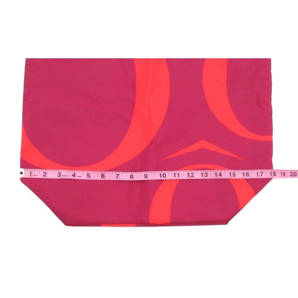 Lancome Paris Tote Bag & Benefit SF Makeup Zip Pouch Pink Purple Lined 18x14" - Picture 11 of 16